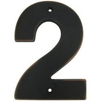 Contemporary House Number, #2, 5 Inches, Vintage Bronze by Stone Harbor Hardware