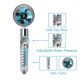 thumbnail image 1 of Cabezal de ducha de alta presión, cabezal de ducha con flujo de ahorro de agua, boquilla de pulverización giratoria de 360 grados con ventilador de refuerzo, accesorios de baño, 1 of 5