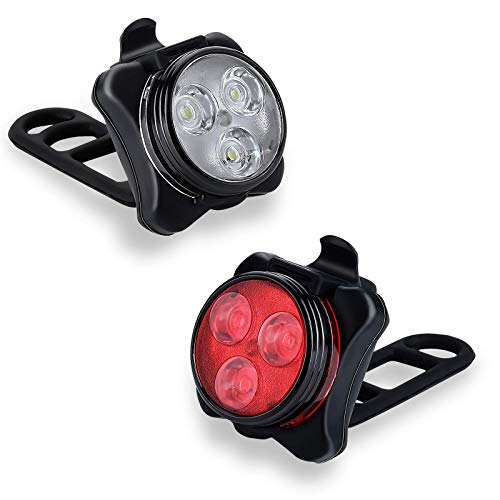 smart twin halogen rechargeable bicycle lights