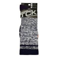thumbnail image 2 of TCK Sports Heathered Crew Socks (Navy/White, Large), 2 of 3