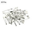 thumbnail image 3 of Uxcell 51x20mm Fix Clamps for Ceiling Lamp Recessed Light Downlight Spring Clips 20 Pack, 3 of 5
