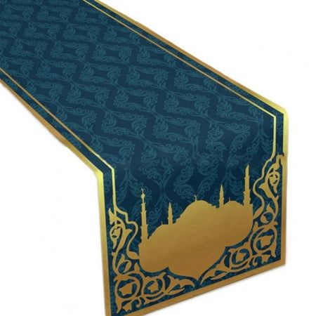 

Ramadan Table Runner Eid Mubarak Iftar Mosque Muslim Islamic Holiday Religious Dinning Room Home Decoration
