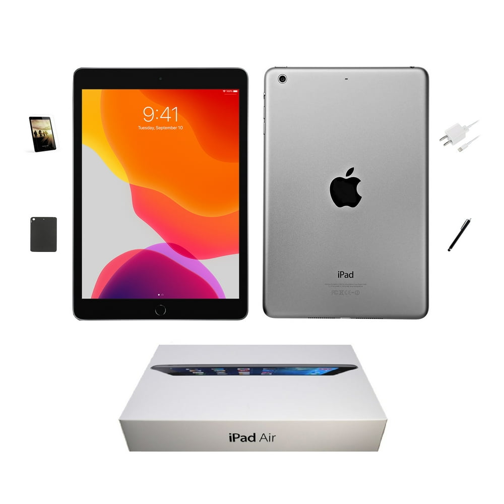 Refurbished Apple iPad Air 64GB, Space Gray, Wi-Fi Only, 9.7-inch, Plus