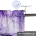 thumbnail image 5 of Purple Marble Curtain Valance for Kitchen Modern Abstract Texture Luxury Cracked Stone Window Valance for Living Room Bedroom, Kitchen Valance Rod Pocket Window Curtain 54 by 18 in, 1 Panel, 5 of 6