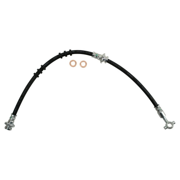 TRQ Front Left , Front Right Brake Hose BLA62129 Fits Select 1996-2000 INFINITI I30 , 1988-2001 Nissan Maxima