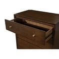 thumbnail image 3 of Alpine Furniture Flynn Mid Century Modern Wood 3 Drawer Accent Chest in Gray, 3 of 4