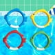 thumbnail image 4 of Anillos de buceo para piscina infantil: juego de 4 juguetes de natación con forma de pez para juegos submarinos, 4 of 4