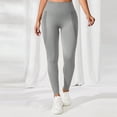 thumbnail image 7 of Sngxgn High Waist Leggings Full Length Soft Fabric High Waistband(Grey,M), 7 of 7
