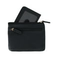 thumbnail image 3 of Julia Buxton Women's Pebble RFID Pik-Me-Up Large ID Coin Card Case Vegan Leather, Black, 3 of 7