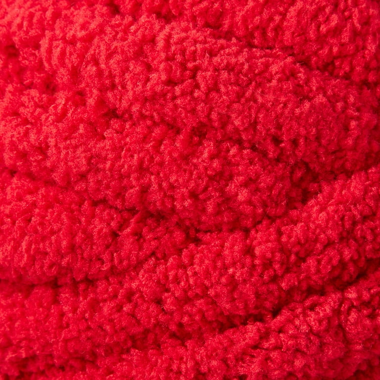 Red knitting sale wool