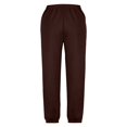 thumbnail image 6 of Toddler SweatpantsDrawstring Pants with Pockets Boys Solid Pants Brown Joggers for Boys Kids Spring Fall Pants 13-14 Years, 6 of 6