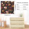 thumbnail image 6 of Yayeee 6 Pack Kitchen Dish Cloths Set for Washing Soft Drying Absorbent Microfiber Towels, Chocolate Cakes, 6 of 9