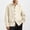 Beige, variant on Xdegoge Mens Cardigans Button Down Stand Collar Thick Chunky Cable Knit Sweaters with Pockets Winter Warm Relaxed Fit Knitted Vintage Fall Coat M-4Xl