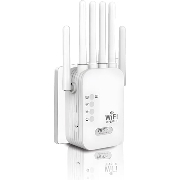 2026 WiFi Extenders Signal Booster for  Long Range Up to 10000 sq.ft & 100  Devices,  WiFi Extender Signal Booster, Internet Booster, Repeaters, WiFi Extender and Signal Amplifiers (White)