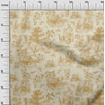 thumbnail image 3 of oneOone Cotton Cambric Dark Beige Fabric Asian Japanese Pattern Dress Material Fabric Print Fabric By The Yard 42 Inch Wide, 3 of 4