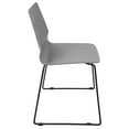 thumbnail image 3 of Arrow Contemporary Dining Chair In Black And Grey By Lumisource - Set Of 2, 3 of 6