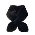 thumbnail image 1 of Scarf Women Scarf Solid Color Fuzzy Faux Rabbit Fur Thicken Neck Wrap for Outdoor, 1 of 6