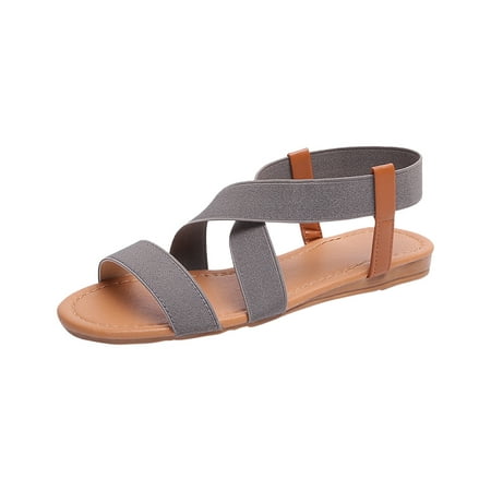 

Cglfd Summer Ladies Sandals Casual Footwear Solid Color Women S Casual Sandals