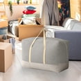 thumbnail image 1 of Bolsa de almacenamiento de ropa Organizador de lino engrosado | Bolsa de mudanza plegable y transpirable | Bolsa de edredón suave y lavable | Tejido duradero | Caja de almacenamiento blanda que, 1 of 6