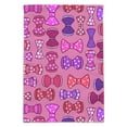 thumbnail image 1 of Cute Girly Pink and Purple Bows Pattern Garden Yard Flag, 1 of 3