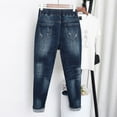 thumbnail image 5 of Plus Size Jeans Femme Harem Pants Loose Boyfriend Denim Jeans Streetwear Trousers Women, 5 of 7