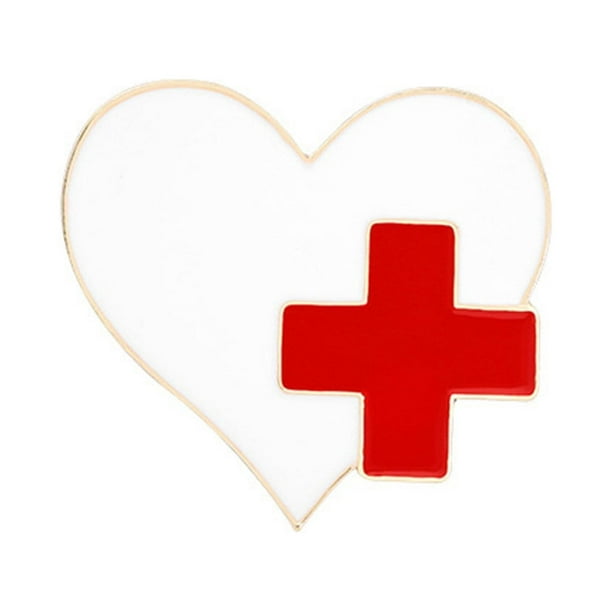 Broches para mujer, broche creativo con forma de corazón de dibujos animados y forma roja, accesorios, productos de broche