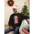 thumbnail image 2 of Ho Ho Ho - Classic Christmas Cheer Men's Sweatshirt, 2 of 4