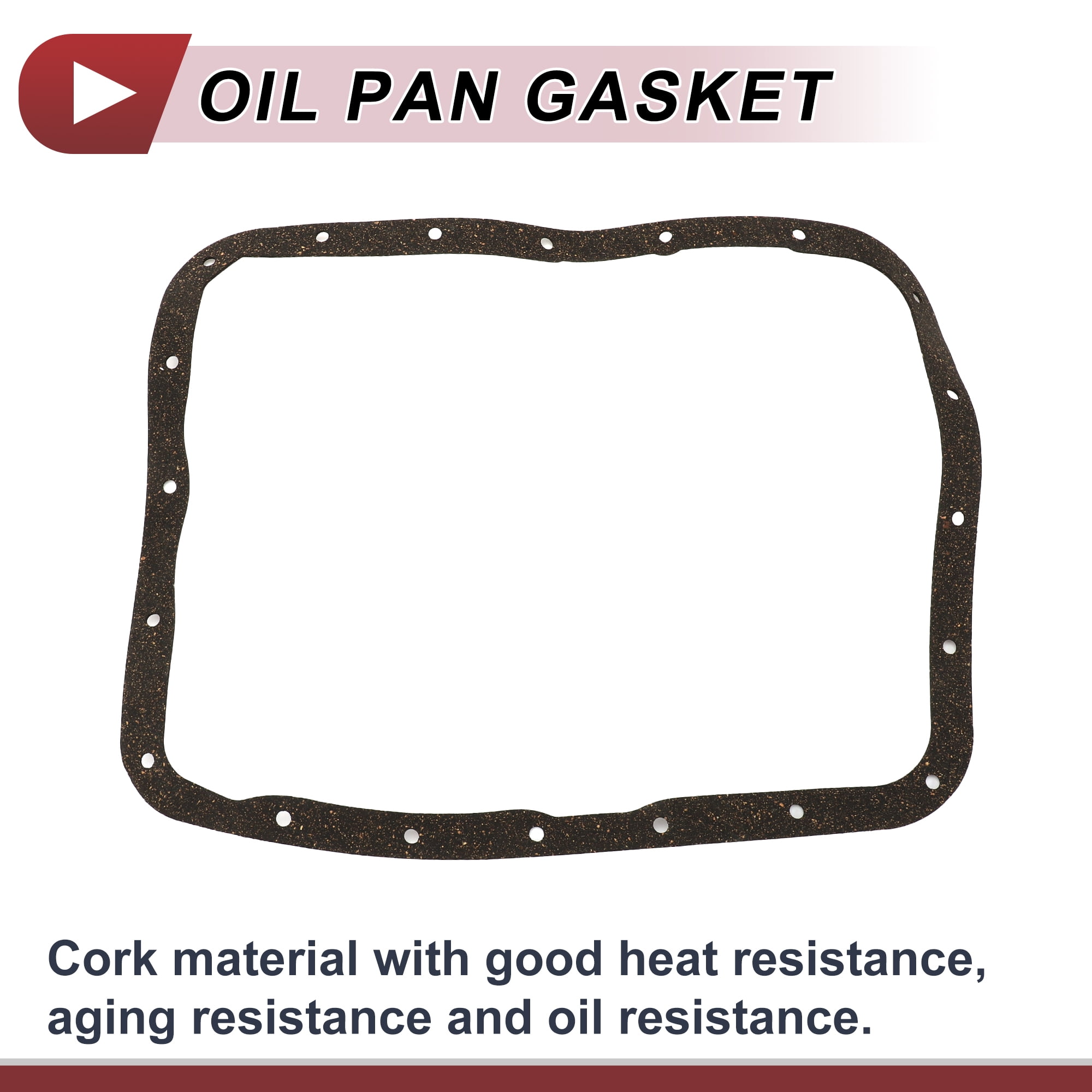 Unique Bargains 1Set Transmission Filter Gasket Kit for Subaru Legacy 1990-1992 Engine Automatic Transmission Filter Kit Gasket(Cork) No.31728AA010/31728AA011 Metal