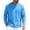 Sky Blue, variant on YODETEY Men’s Crew Neck Long Sleeve T‑Shirt, Stretch Moisture Wicking Active Shirts,Size S-3XL