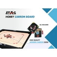 thumbnail image 4 of Stag® Family Fun Carrom Board Game with Coins and Striker, 29", 4 of 5