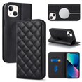 thumbnail image 1 of Funda antirrobo con cierre magnético para iPhone 13 Mini, compatible con carga magnética, piel sintética y TPU, diseño tipo cartera, ranuras para tarjetas, 1 of 5