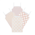 thumbnail image 1 of Buyless Fashion Camisoles Sans Étiquette pour Filles, Encolure Dégagée, Débardeurs en Coton avec Garniture et Bretelles (Lot de 4), 1 of 5