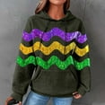 thumbnail image 2 of Tmtolofot Women Carnival Sweatshirts Long Sleeve Lightweight Tops Drawstring Loose Pullover Shirts 2025 Fashion Partuy Costume,Army Green,Large, 2 of 4