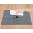 thumbnail image 3 of Unique Bargains Faux Leather Table Placemats for Kitchen Dining Table Light Blue 17x12in, 3 of 7