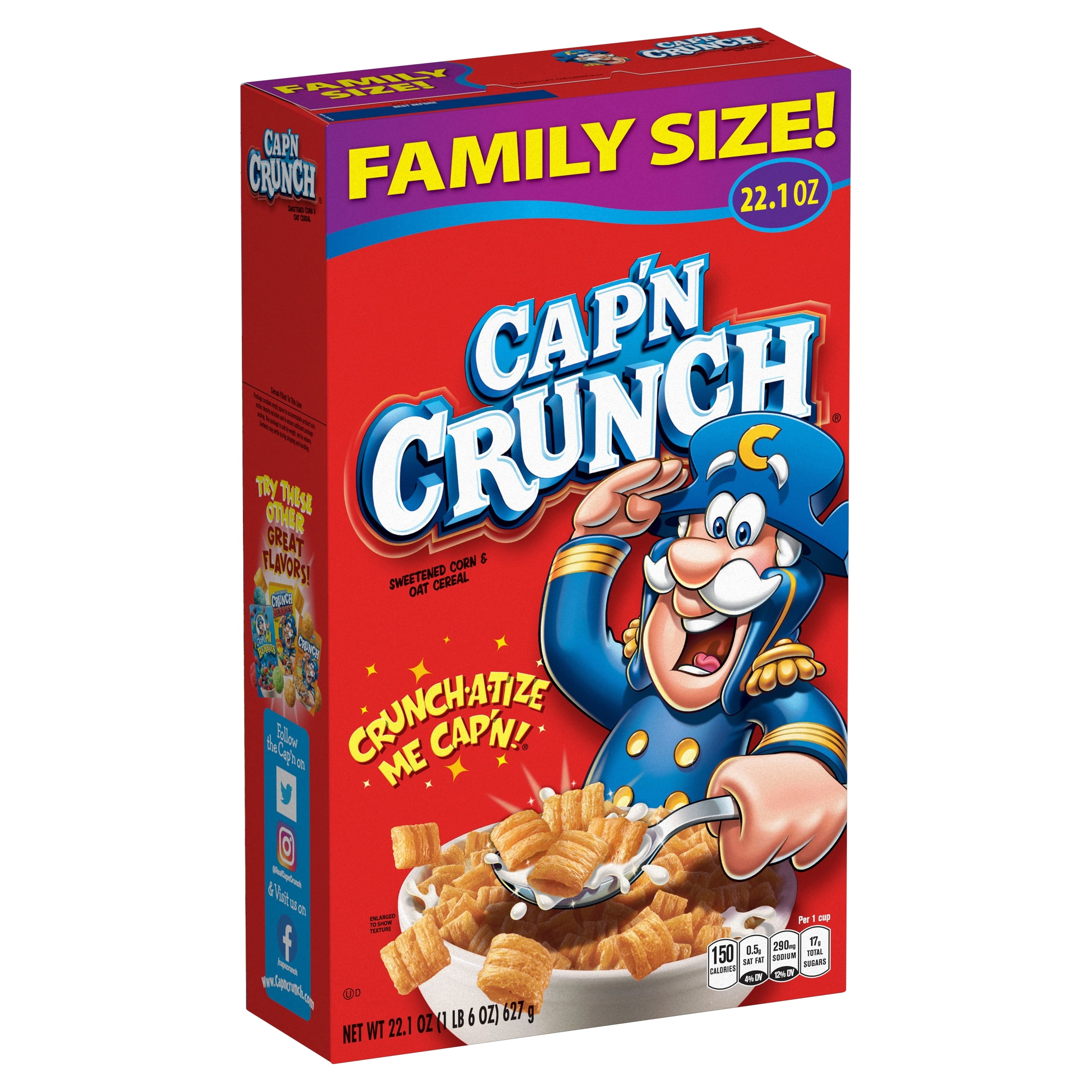 Cinnamon Toast Crunch Breakfast Cereal Family Size 19.3 Oz for sale online 