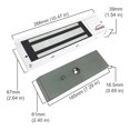 thumbnail image 2 of Cerradura electromagnética Visionis VS-VISML1200LED-WH 1200 libras, 2 of 8