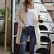 thumbnail image 1 of Suéter de punto grueso con frente abierto para mujer, suéteres tipo cárdigan para mujer, cárdigan de moda para mujer, prendas de vestir exteriores, cárdigans para mujer, construcción resistente, 1 of 6