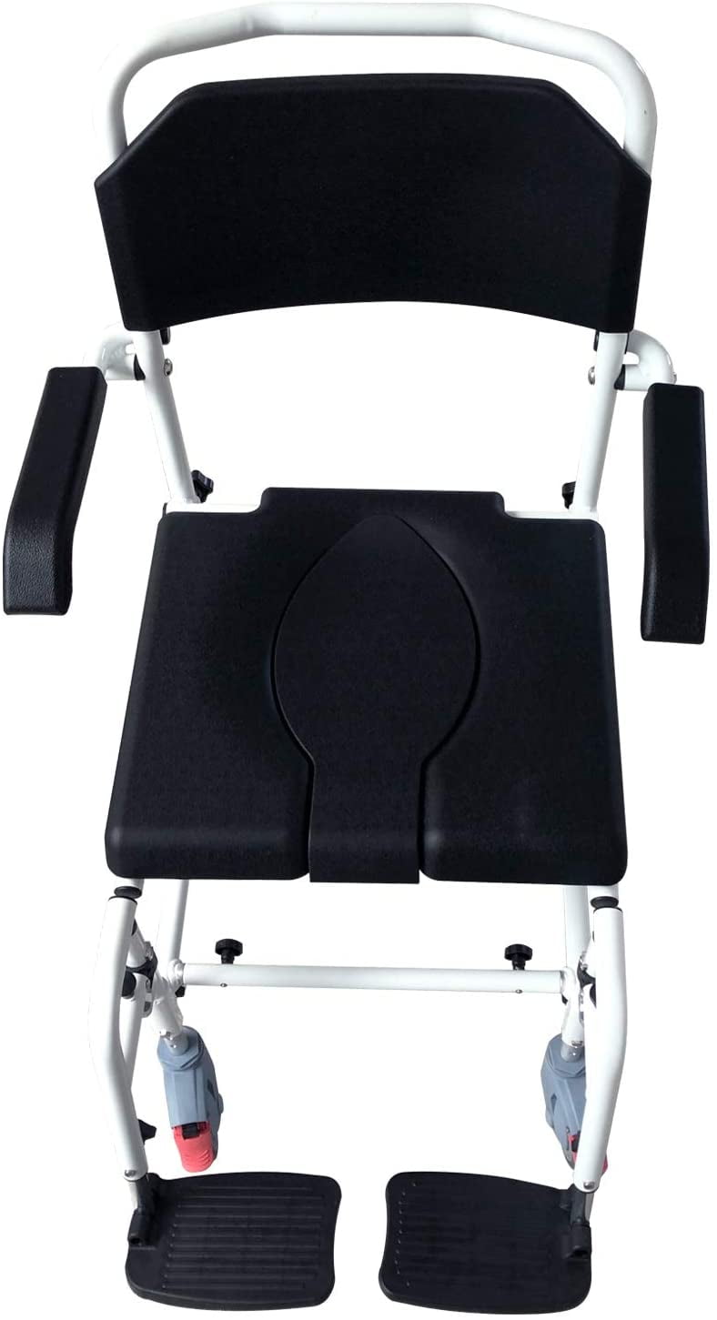 Buy YUWELL Shower Wheelchair Over Toilet, Aluminum Shower Commode