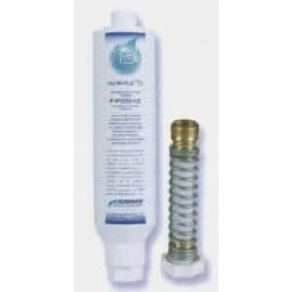 FlowPur Watts Fresh Water Filter Cartridge FP12GKE For In-Line Exterior Filter; Inhibits Bacteria Growth; Single; With Garden Hose Connection