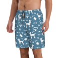 thumbnail image 2 of Logiee Poodle Dog Print Mens Swim Trunks Quick Dry Board Shorts,Breathable Hawaii Beach Shorts Swimwear Bathing Suits-3X-Large, 2 of 6