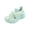 Green, variant on Kids Running Shoes, Kids Shoes, Girls Tennis Shoes, Girls Chunky Athletic Sneakers - Lightweight Breathable Mesh Shoes With Hook & Loop and Lace Up for Toddler & Little Kid, Black US-13C/EU-29