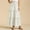 White, variant on Boho Skirts for Women Plus Size Drawstring Elastic High Waist Boho Skirt for Women Flowy Pleated Solid Color Loose Breathable Long Skirts for Women Trendy for Christmas Dinner Beige S