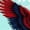 Blue, variant on Womens USA 250 Years Shirt V Neck Short Sleeve Patriotic Eagle Graphic Tees 1776 2026 Holiday Shirts Tops