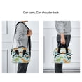 thumbnail image 6 of Lunch Bag Portable Crossbody Meal Bag Cooler Bag Insulated Lunch Bag Food Bag Handheld & Crossbody Design Polychromatic Dinosaur, 6 of 6