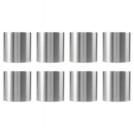 

8 Pieces Stainless Steel Mousse Rings Round Biscuit Cutter Cake Mold Kitchen Baking Pastry Tool for Tart Fondant Etc