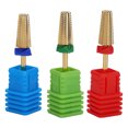 thumbnail image 3 of Brocas profesionales para uñas de carburo de tungsteno dorado: removedor de cutículas, manicura y pedicura, 3 of 10