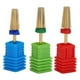 thumbnail image 2 of Juegos de brocas para uas, pulido de acero de tungsteno duro Brocas eléctricas para uas Fácil de limpiar Multifunción Suave para salón de uas doméstico para manicura ANGGREK AF2017, 2 of 8