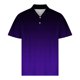 thumbnail image 3 of Camisas de Manga Larga para Hombres Manga Corta Sólida Girar Hacia Abajo Botones de Cuello Camiseta Blusa Imitación Rack, Top de Moda Casual, 3 of 6