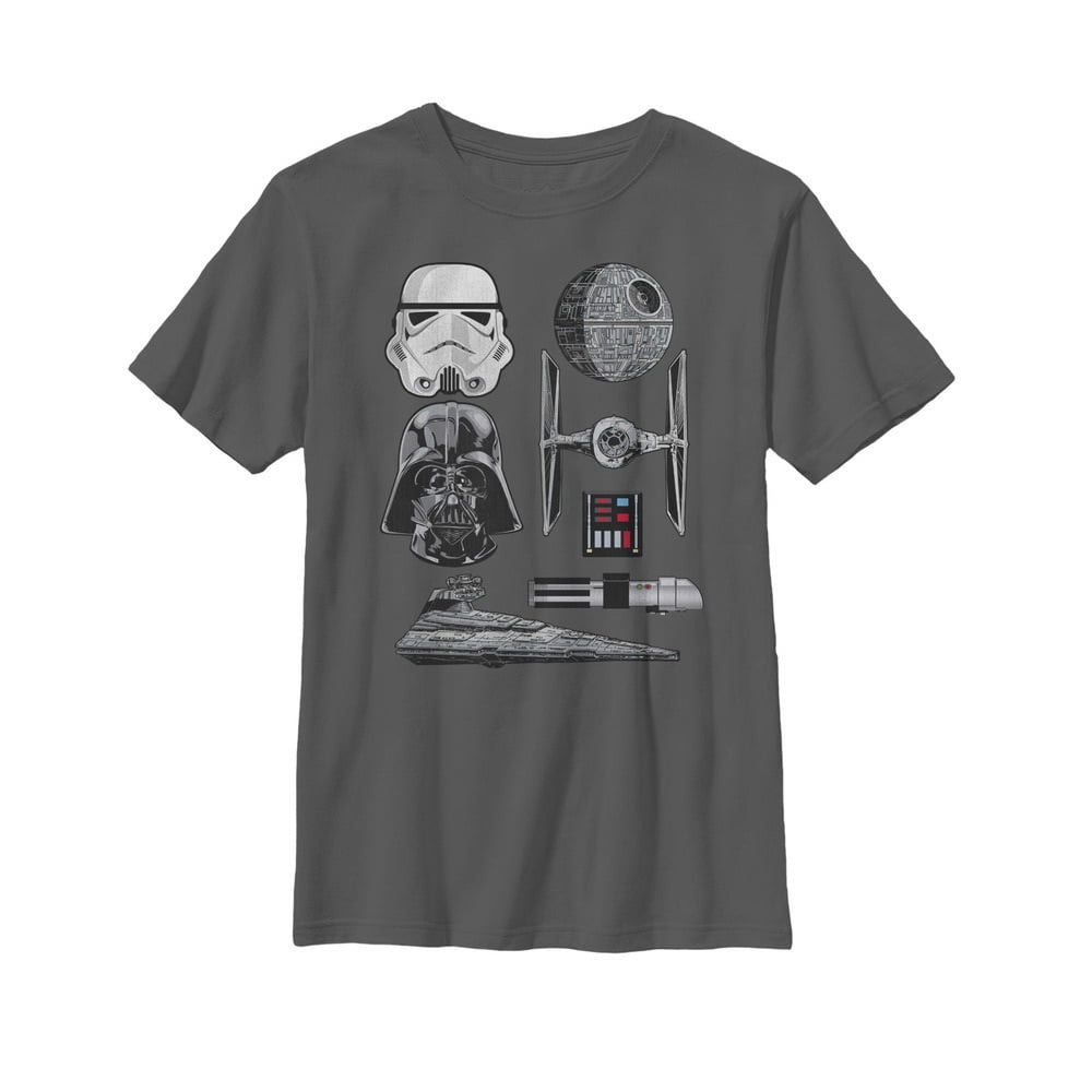 Official Star Wars Galactic Empire T-Shirt Darth Vader Movie Luke Skywalker