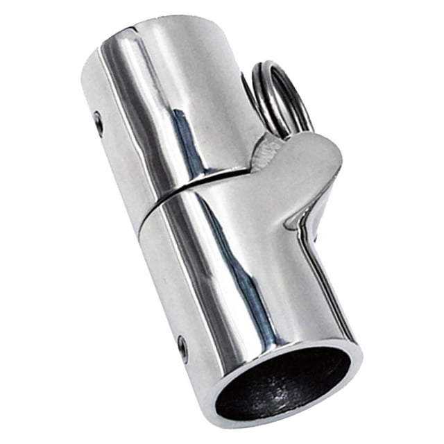 Conector de tubería de barco de acero inoxidable con acoplamiento giratorio para cubiertas Bimini 32MM